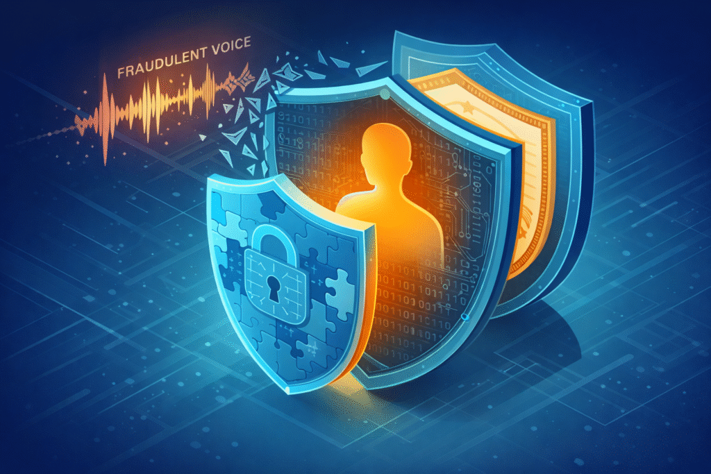 Defenses combine AI detection, strict human processes like multi-factor verification, and new laws to counter deepfake voice fraud. Trust must be verified, not assumed.